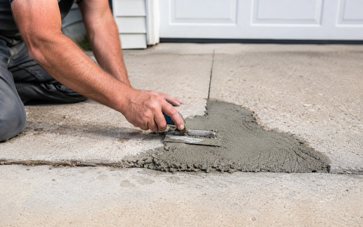 Driveway apron repair contractor